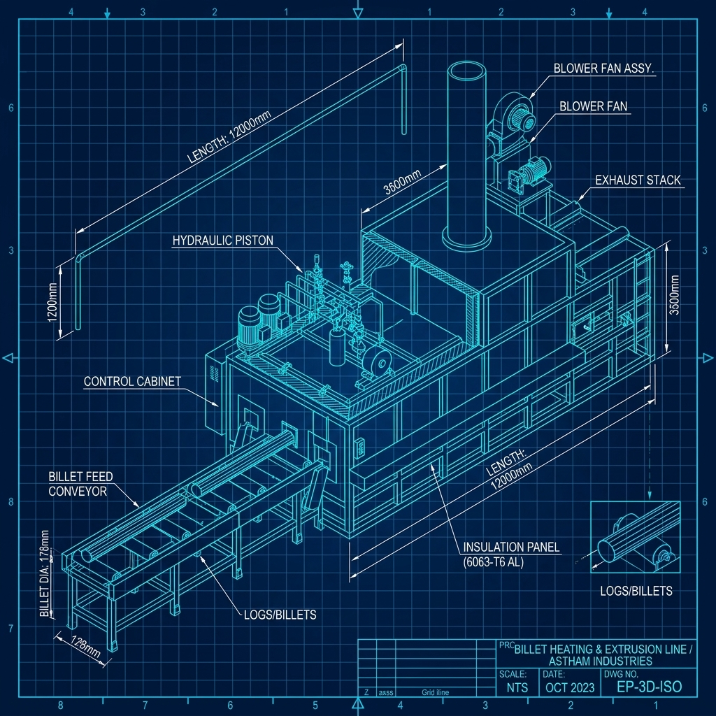 3D CAD Aluminium Extrusion Profile Design