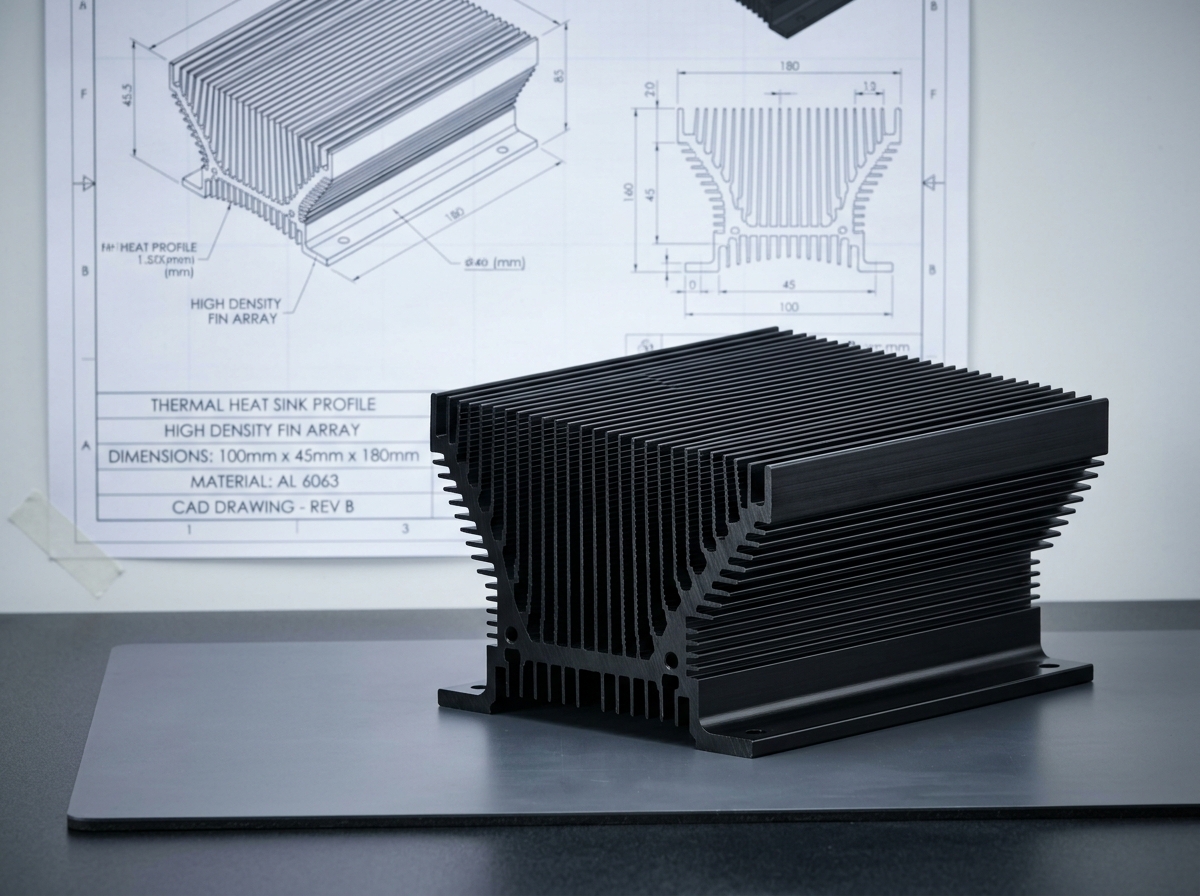 High-Density Comb Profile Heat Sink