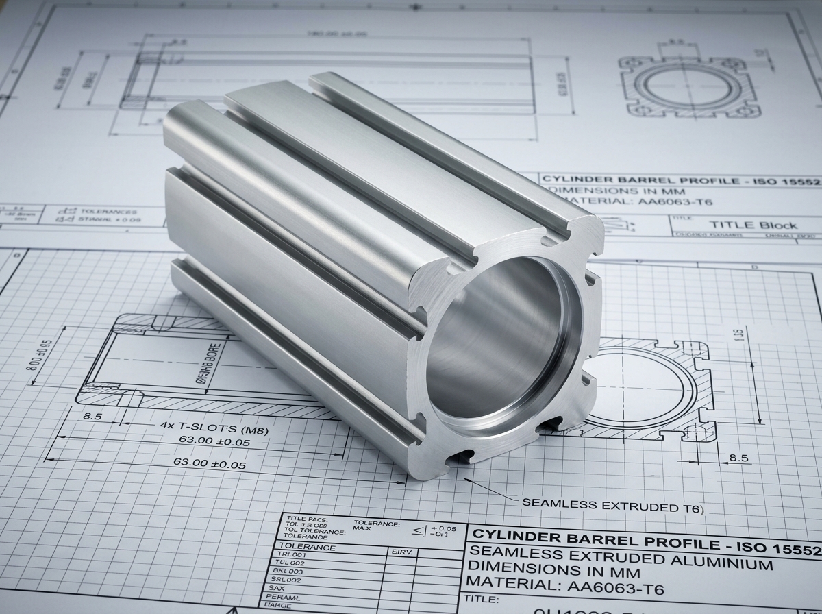 Precision Pneumatic Cylinder Barrel Profile