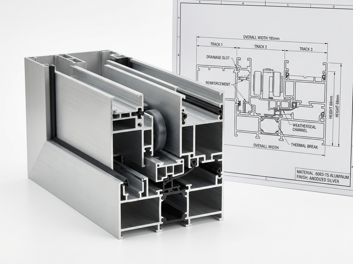 Heavy Sliding Door & Window System Profile