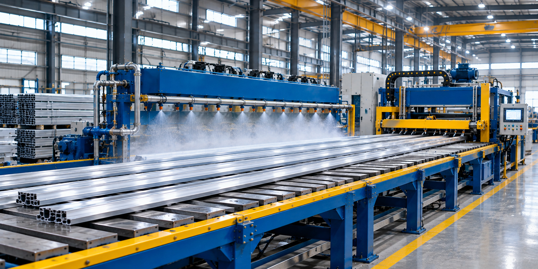 Cooling Table & Automatic Pulling