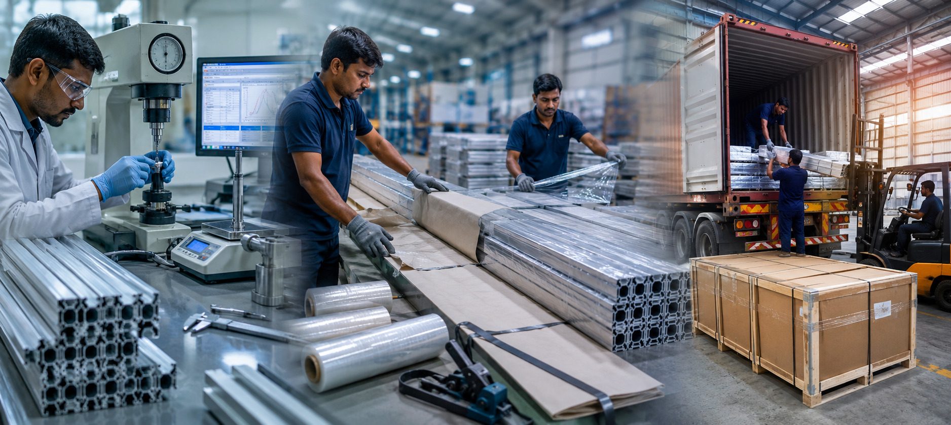 Quality Lab Clearance, Wrapping & Dispatch
